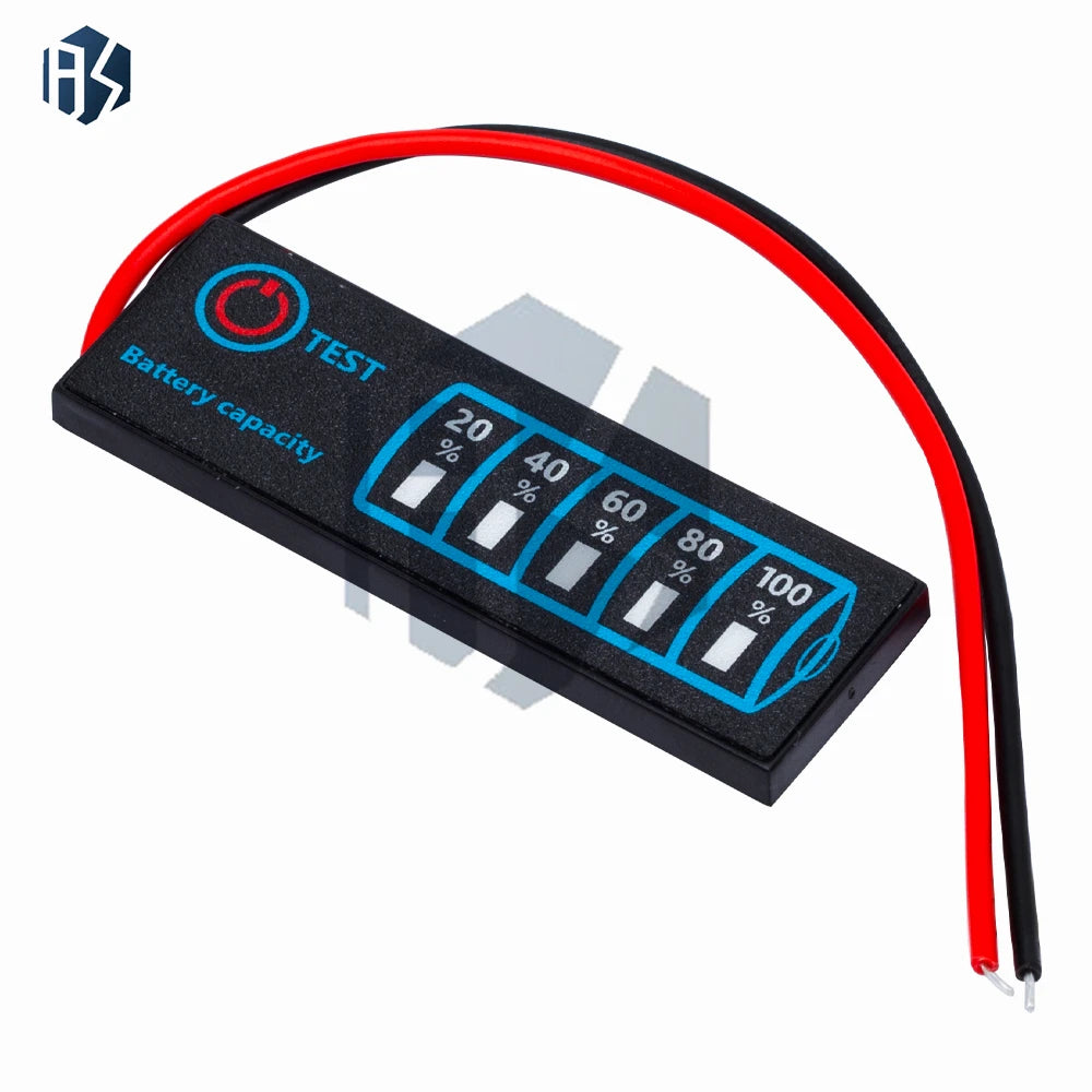 ‌3S Multi-Chemistry Battery Voltage Tester – Li-ion/LiFePO4/Lead-Acid Capacity Monitor with LED Bargraph Display for RC Vehicles Zpaxo