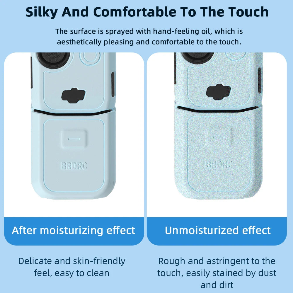 Pocket 3 Silicone Cover Macaron Color Protective Case Lens Protector Scratch-Resistant Sleeve Skin For DJI OSMO Pocket 3 Bumper Zpaxo