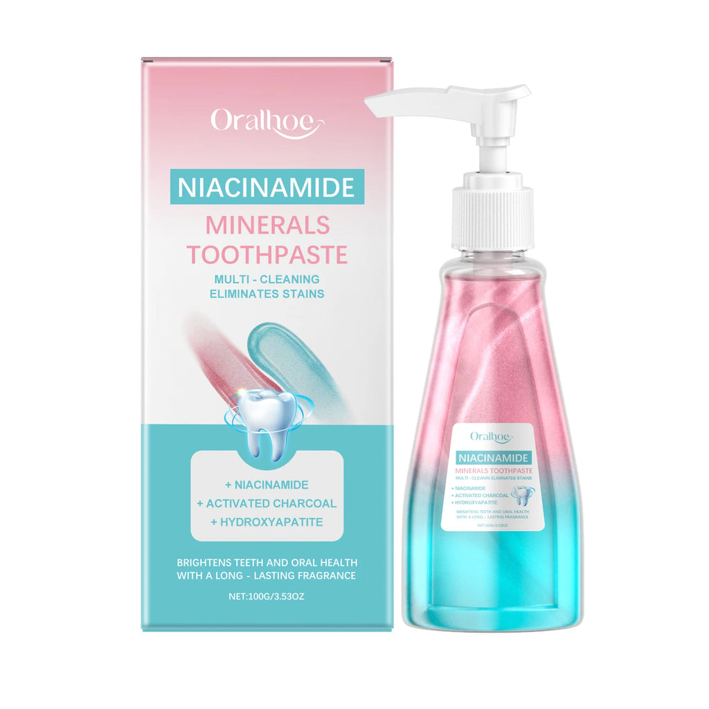 Niacinamide Bleaching Toothpaste Remove Tartar Reduce Tooth Plaque Stains Clean Oral Hygiene Breath Teeth Whitening Toothpaste Zpaxo 100g boxed