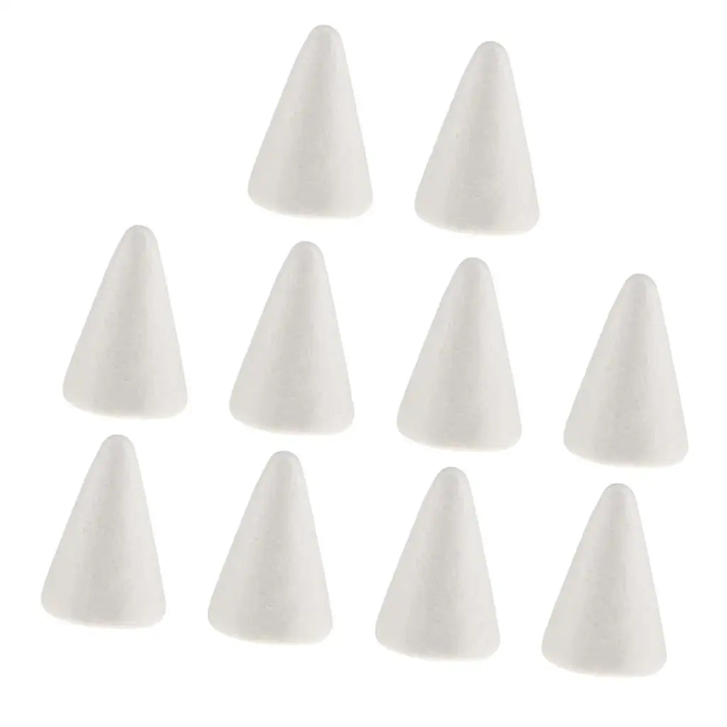 5/10pcs 70/100/150mm Christmas Tree Styrofoam Foam for Handmade Modeling Craft DIY Supplies Party Ornament Zpaxo