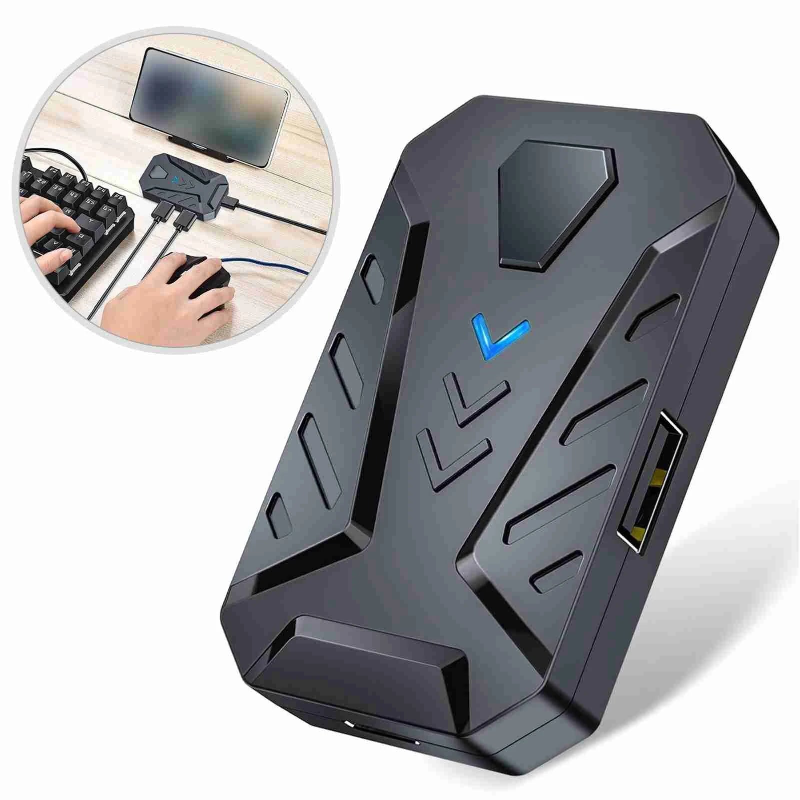 Gaming Keyboard Mouse Converter Adapter Mobile Game Accessory Android