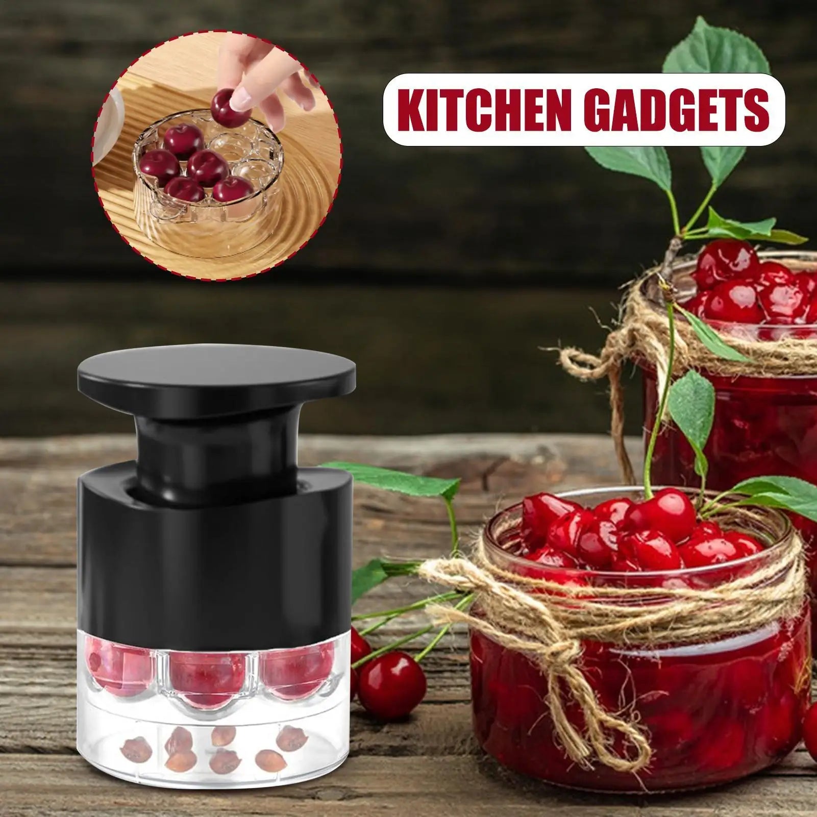 Easy-press Cherry Pitter 7 Holes Olive Seed Squeeze Tool Stoner