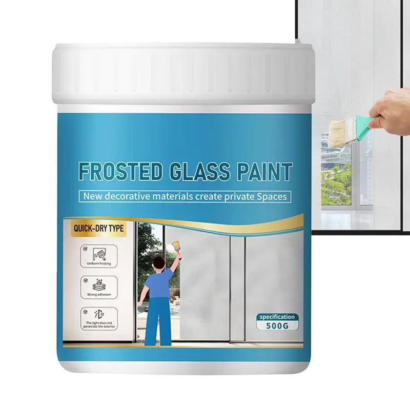 Matte Glass Paint Opaque Bathroom Window Sandblasting Water-based