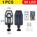 Solar Outdoor Wall Light 9900LM Motion Sensor IP65 Waterproof