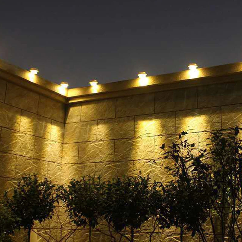 Solar Powered Lights Outdoor Fence LED Lighting Garland Light Stairs Zpaxo