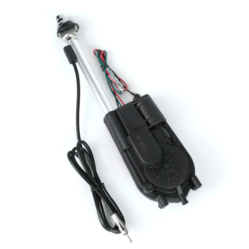 12V Universal Exterior Vehicle Aerials For Car SUV AM FM Radio Electric Power Automatic Telescopic Antenna Zpaxo