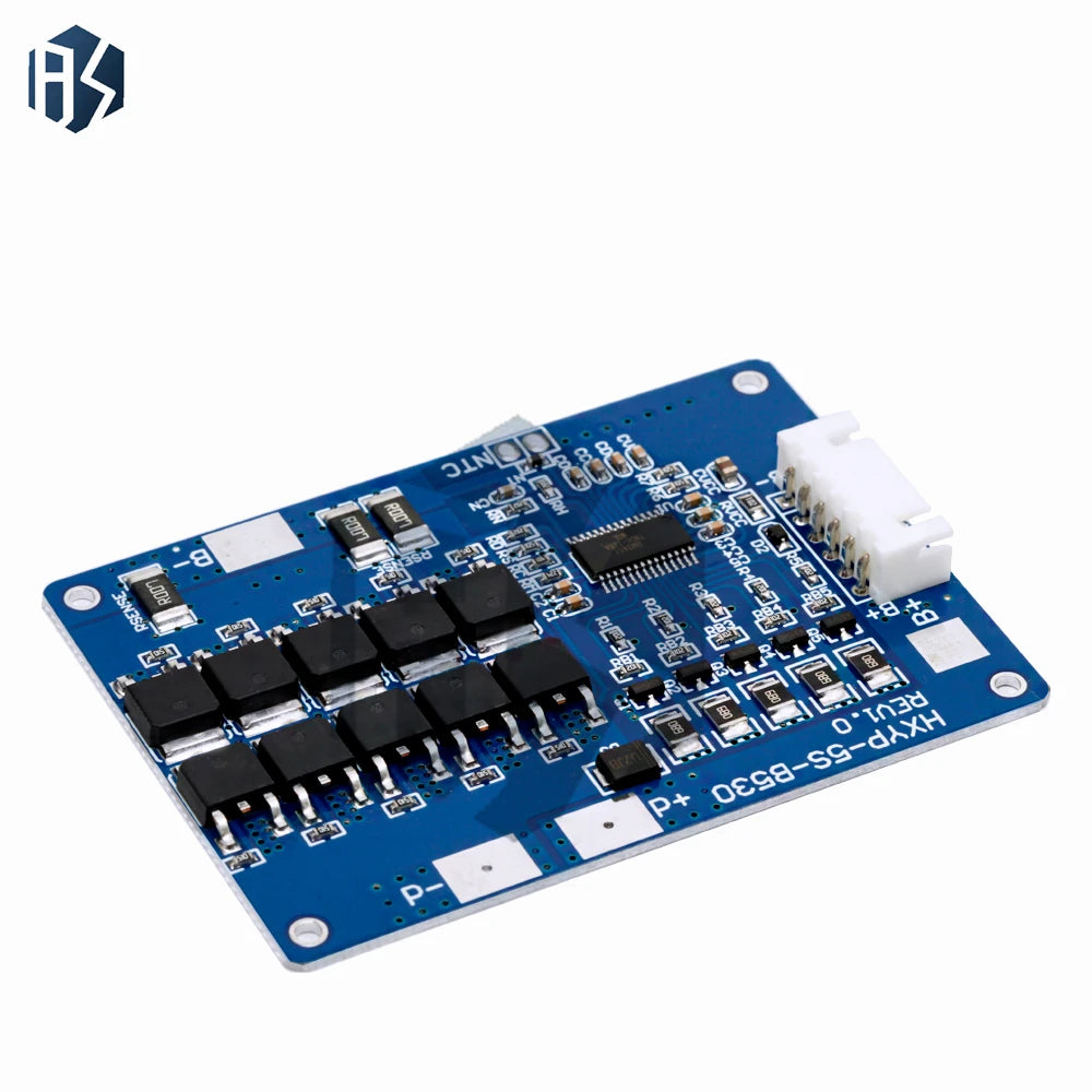5S BMS 30A 45A Lithium Battery Protection Board 18V-21V for Li-ion 3.2V LiFePO4 Batteries with Balance with ntc Zpaxo
