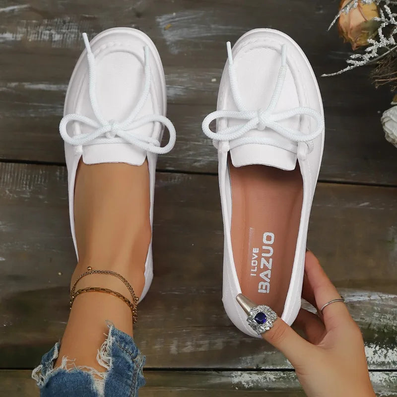 2026 Spring Autumn Shallow Mouth Casual Thick Soled Single Shoes Zpaxo