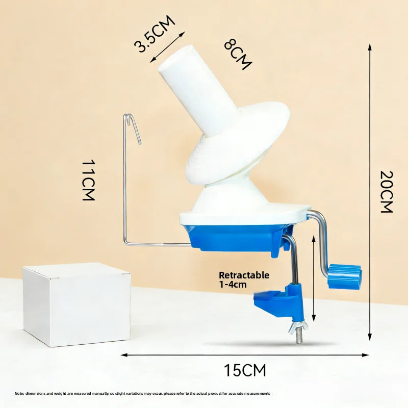1Pcs Manual Household Yarn Winding Machine Twisting And Sewing Accessories Weaving Tools DIY Yarn Ball Winder Zpaxo