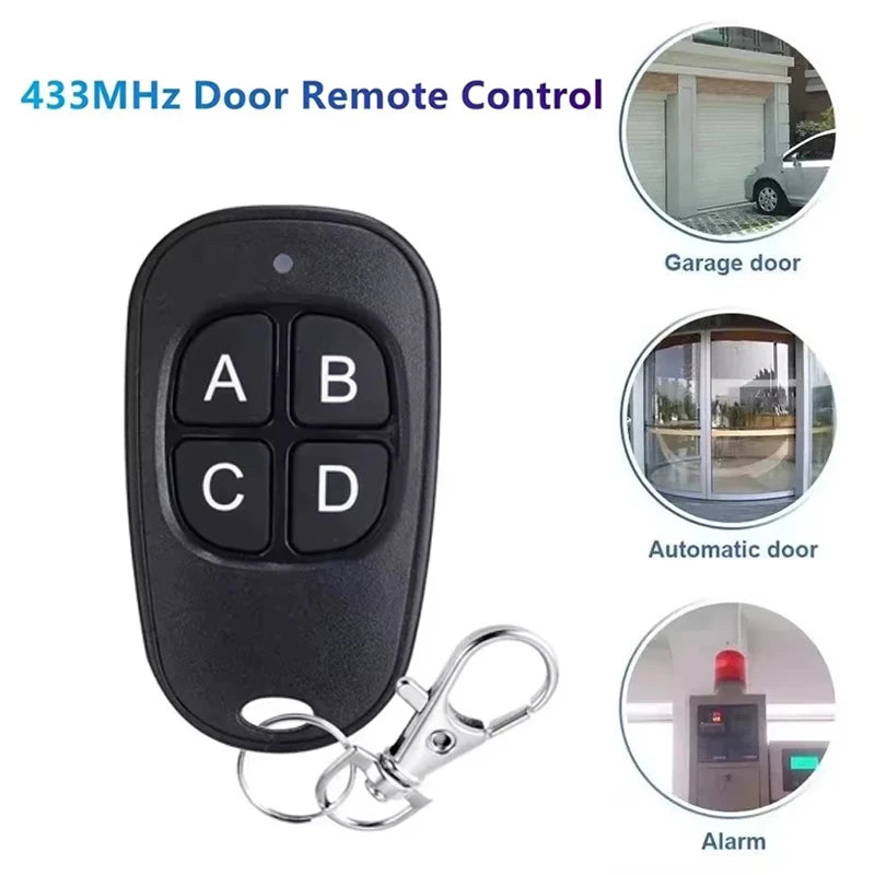 433MHz Remote Control Remote Control Copy Code 4 Key Wireless Transmitter Duplicator Clone For Electric Garage Gate Door Opener Zpaxo