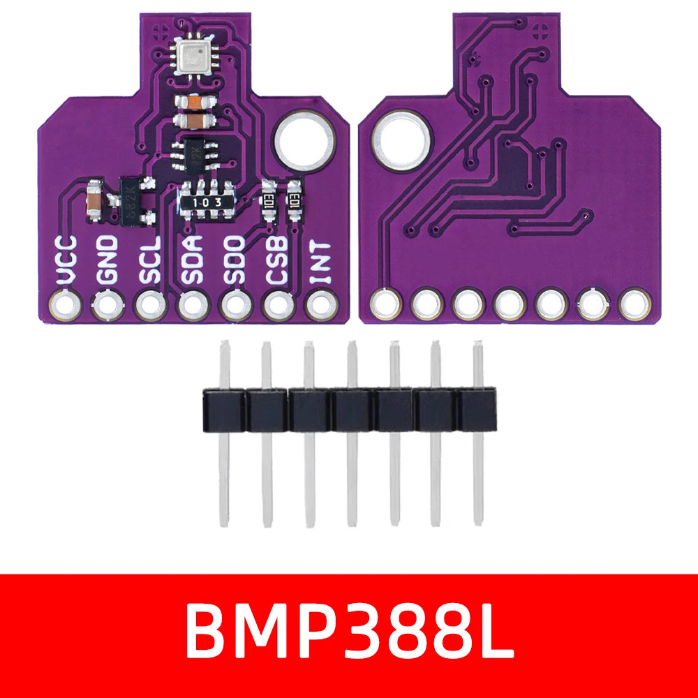 I2C Barometric Pressure Temperature Sensor BMP388L BMP390l 24-Bit Zpaxo 1pcs BMP388L