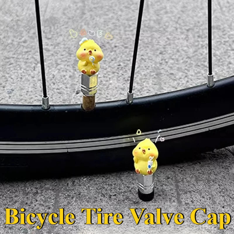 Aluminum Alloy Bicycle Tire Valve Caps – Set of 4
