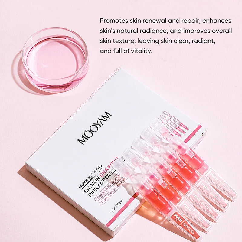PDRN Salmon Pink Face Serum – Hydrating & Repairing Essence Face Serum Essence Zpaxo