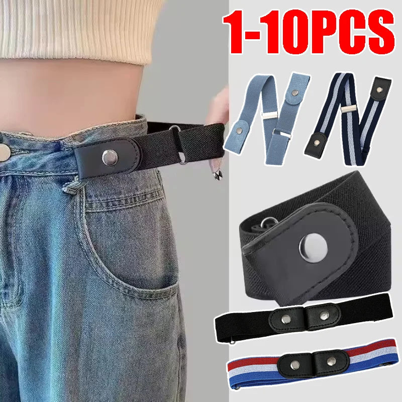 Unisex Invisible Adjustable Elastic Belt Stretchy No-mark