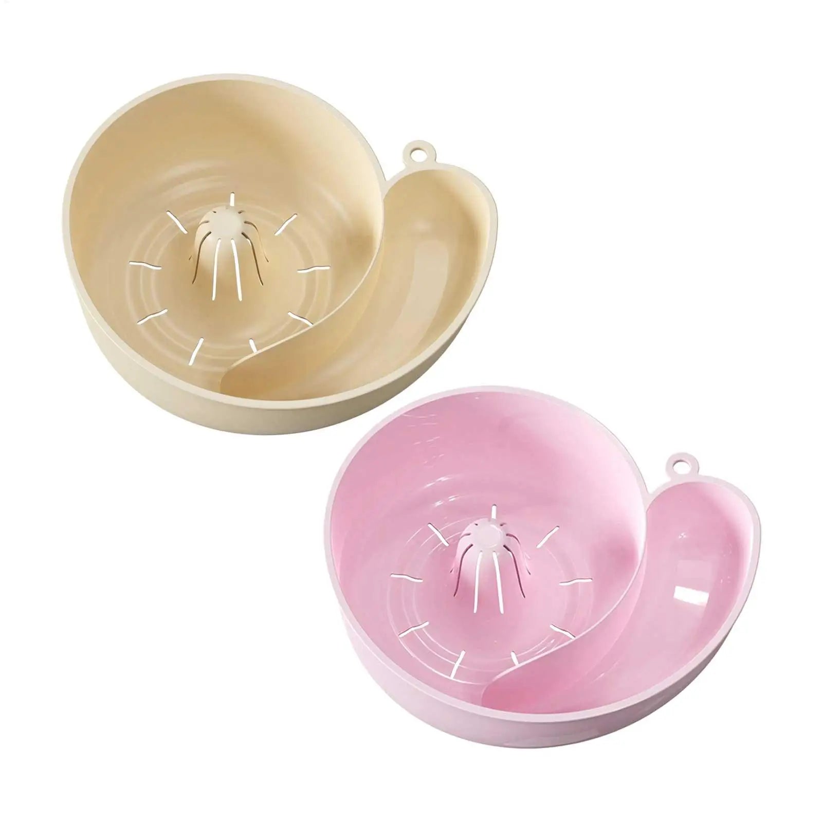 Fruit Washing Bowl with Strainer Fruits Vegetables Washing Bowl Cute Design Animal-Inspired Colander Drain Basket for Kitchen Zpaxo