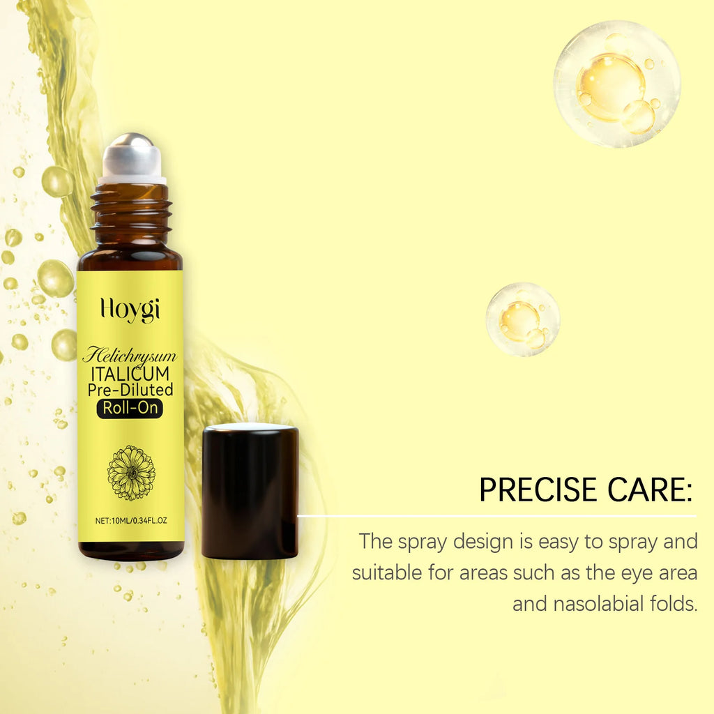 Helichrysum Roll On Body Oil for Dry Skin Relief Hydrating Soothing Massage Oil with Jojoba Oil Winter Skincare Gift for Women Zpaxo