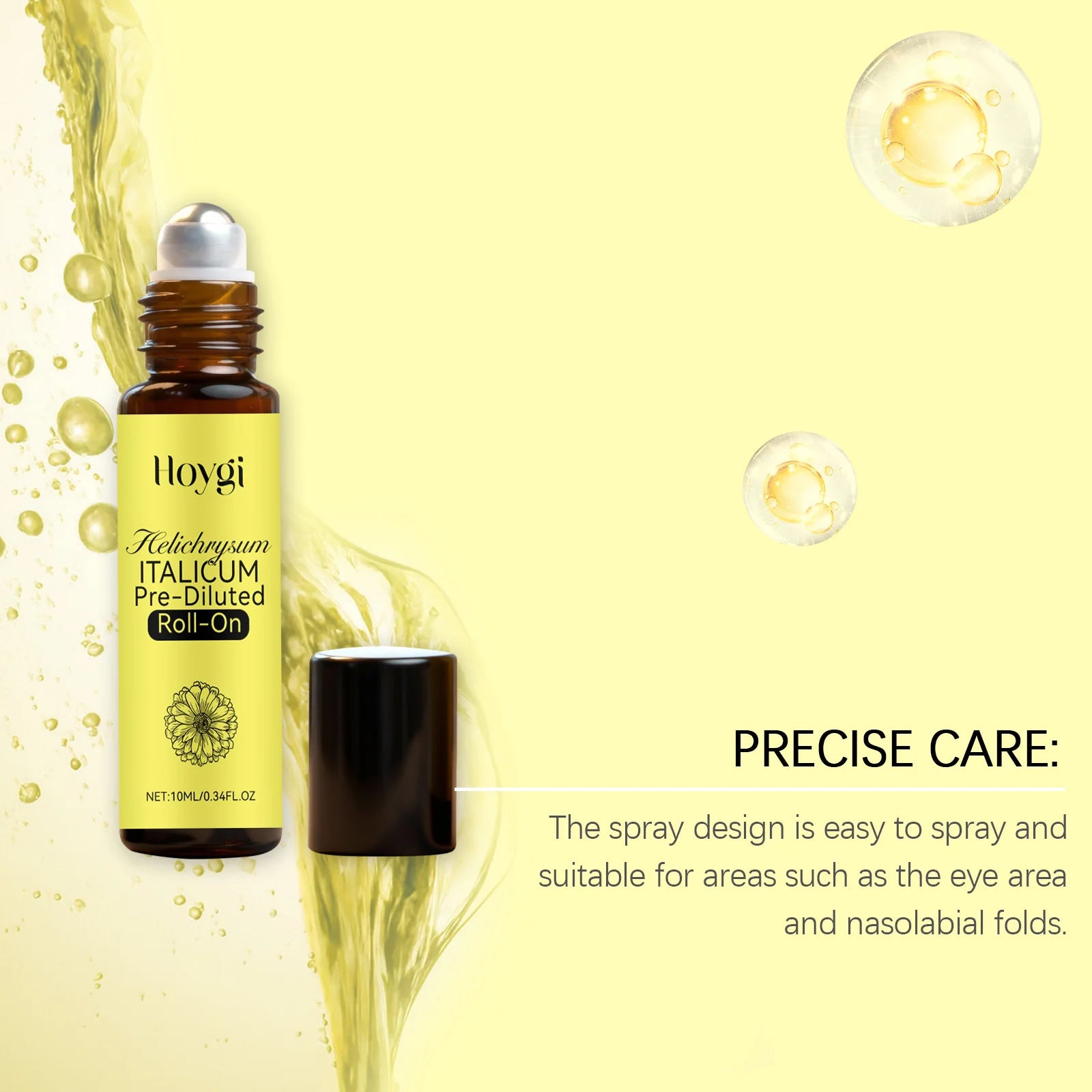 Helichrysum Roll On Body Oil for Dry Skin Relief Hydrating Soothing Massage Oil with Jojoba Oil Winter Skincare Gift for Women Zpaxo