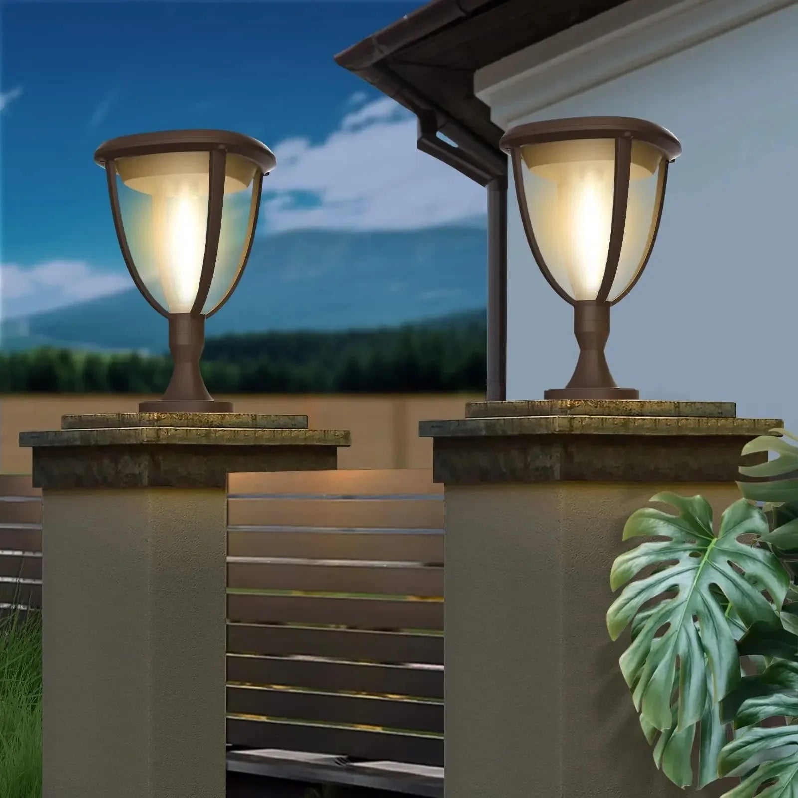 Solar Outdoor Garden Stigma LED Lights Waterproof Suitable 360 RCON Zpaxo