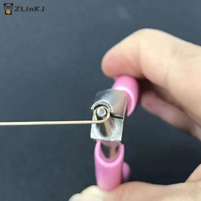 Round Concave Pliers Wire Looping Precision Jewelry DIY Making Zpaxo