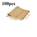 50 Pre-cut Parchment Paper Sheets 3 Multi-size Non-stick Baking