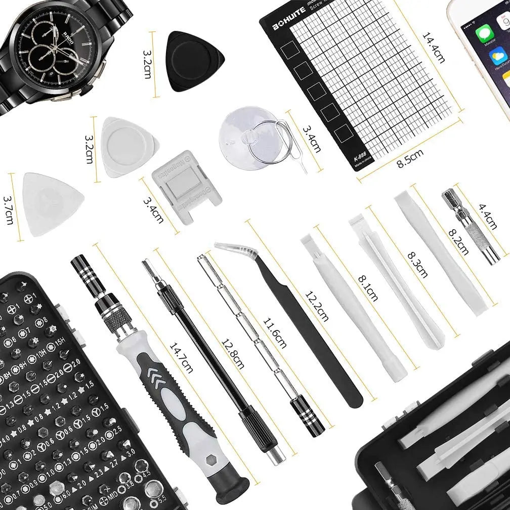 Precision Screwdriver Set,115/122/138 in 1 Computer Screwdriver Kit,Electronics Tool Kit for Tablet,iPhone, PS4 Repair Zpaxo