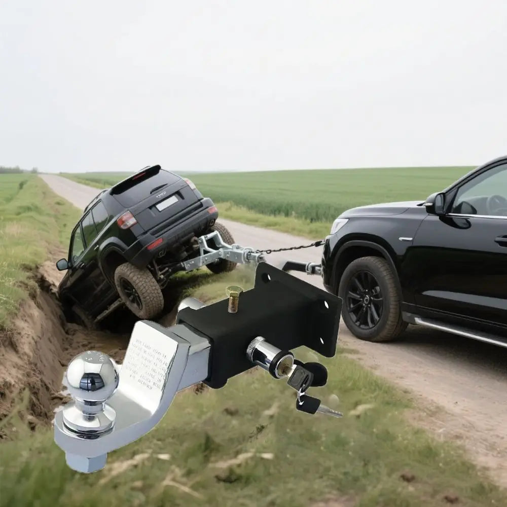 Square Mouth Trailer Hook Ball Joint Rear Bar Mount Modified Rogue Zpaxo