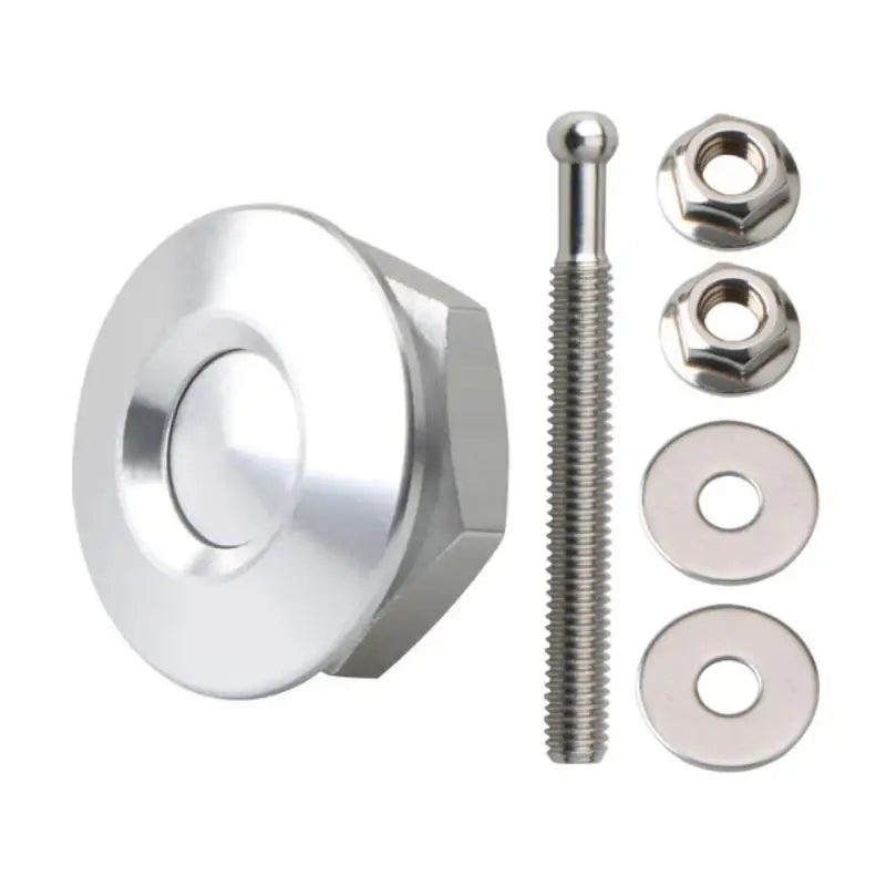 Universal 30mm Push Button Hood Pin Lock Clip Kit | Quick Latch