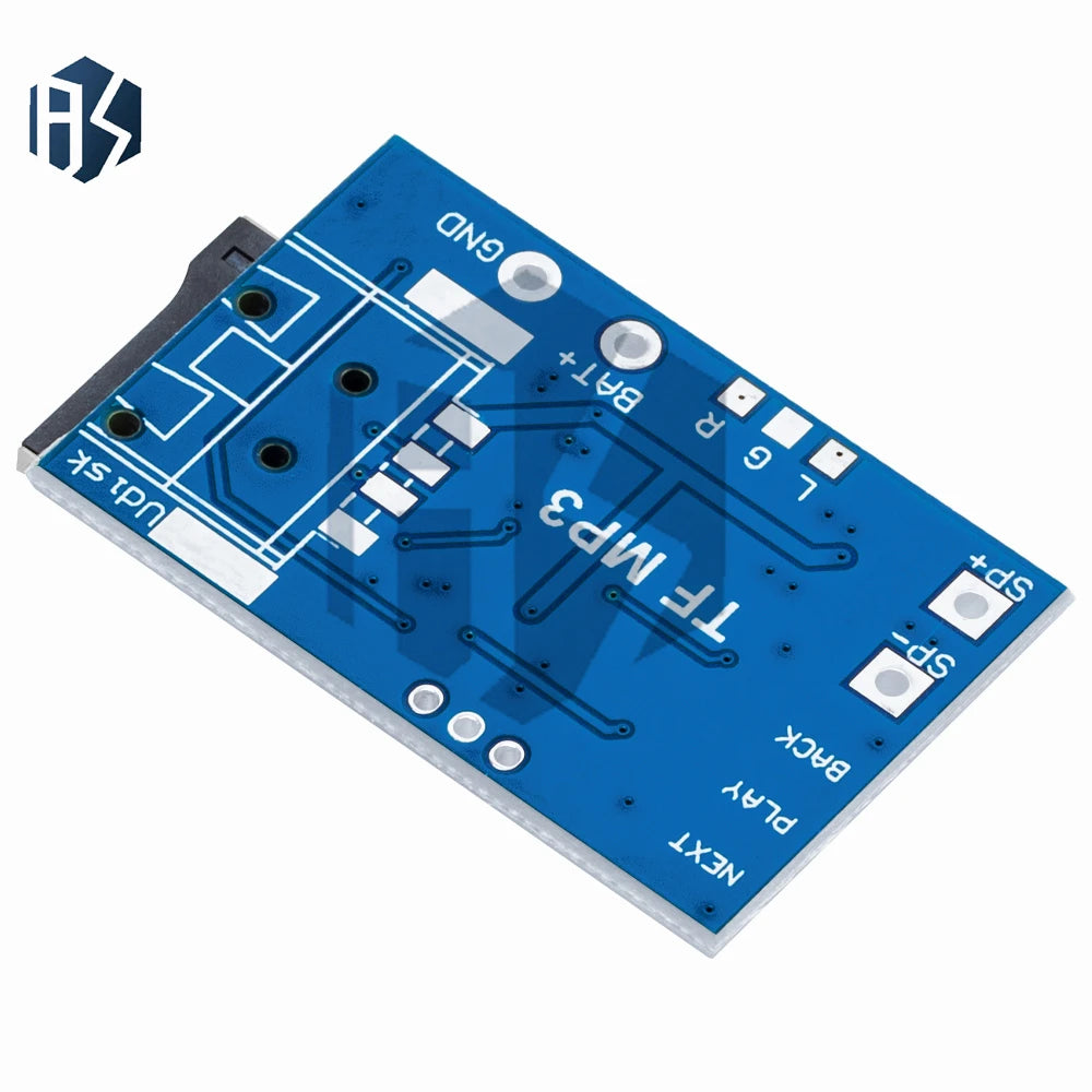 GPD2846A MP3 Decoder Module MicroSD TF Card Slot 2W Class-d Amplifier Zpaxo