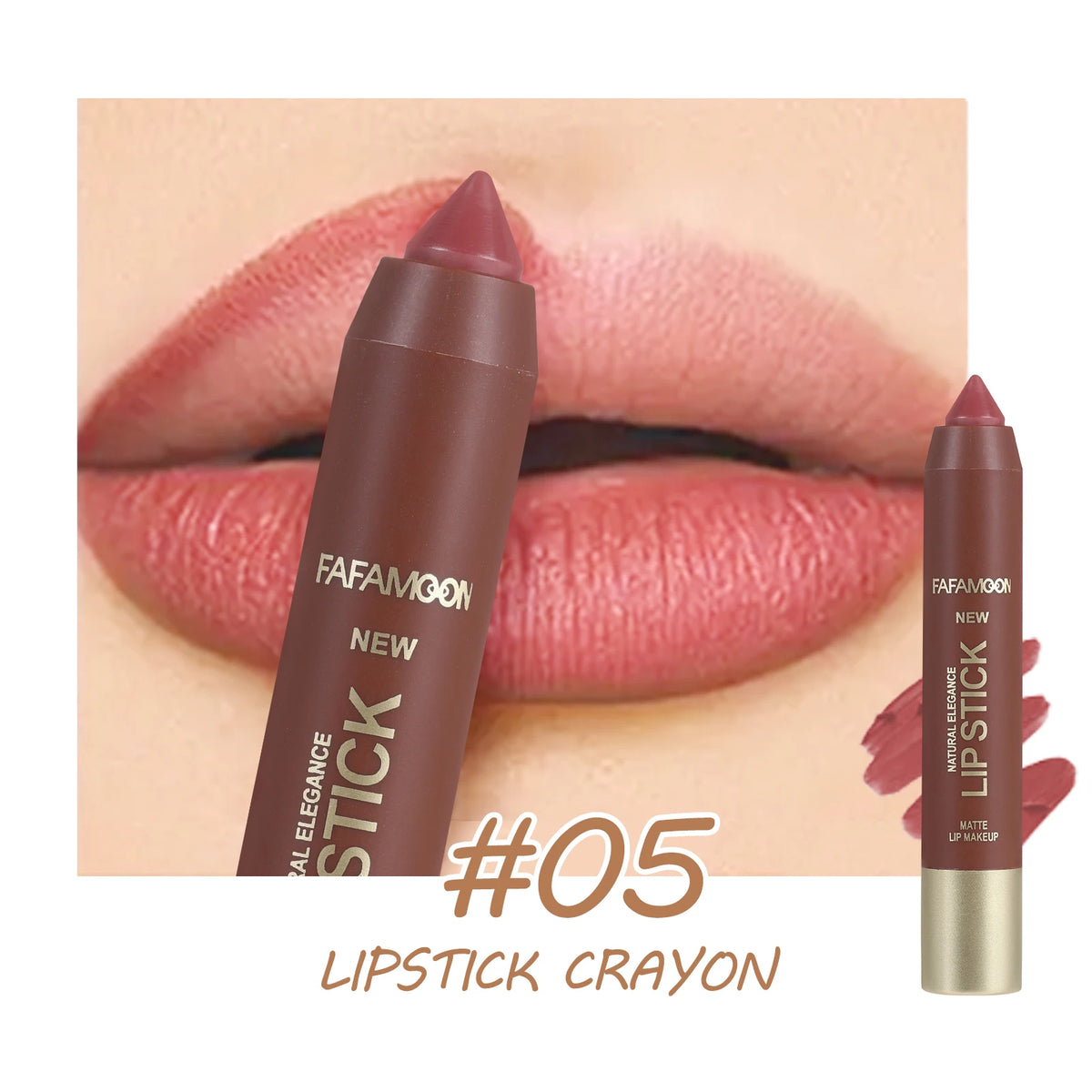 Lipliner Durable Waterproof Easy Slippery Suitable All Skin Types Zpaxo FA2521-05
