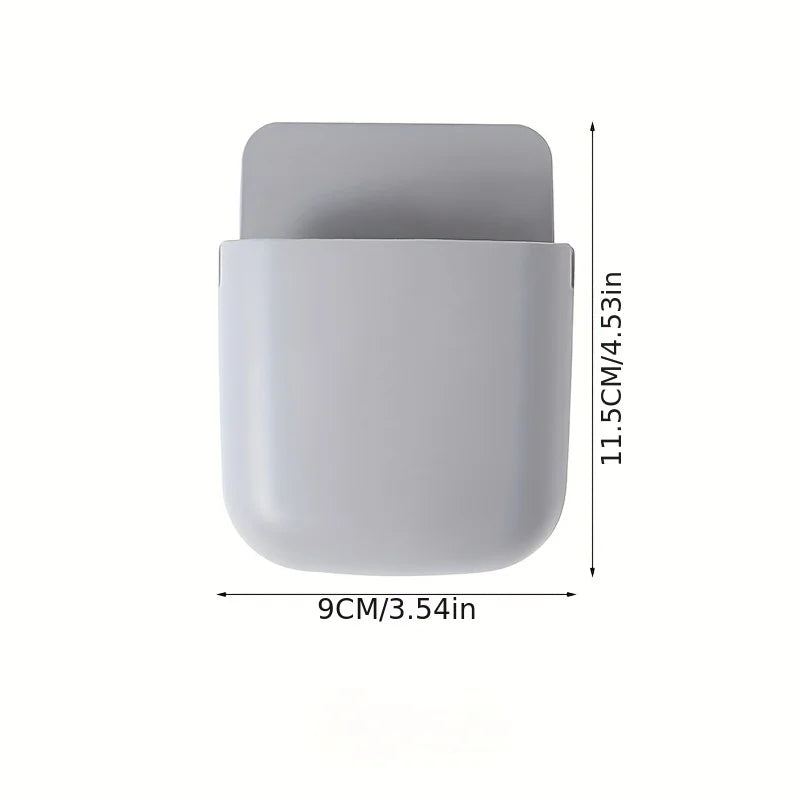 Wall-mounted Remote Control Storage Box Plastic Hanging Holder Pens