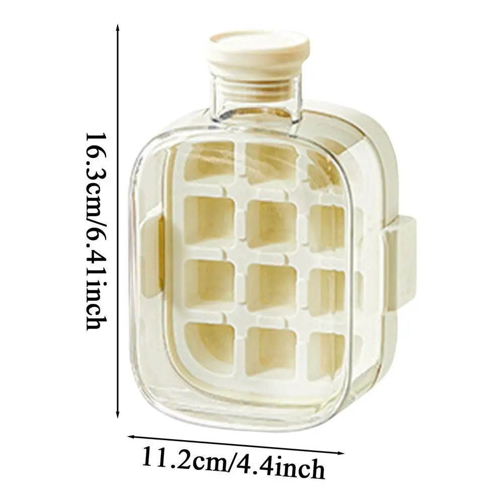 1 Water Bottle Ice Tray Reusable Straw Home Maker Kitchen Office