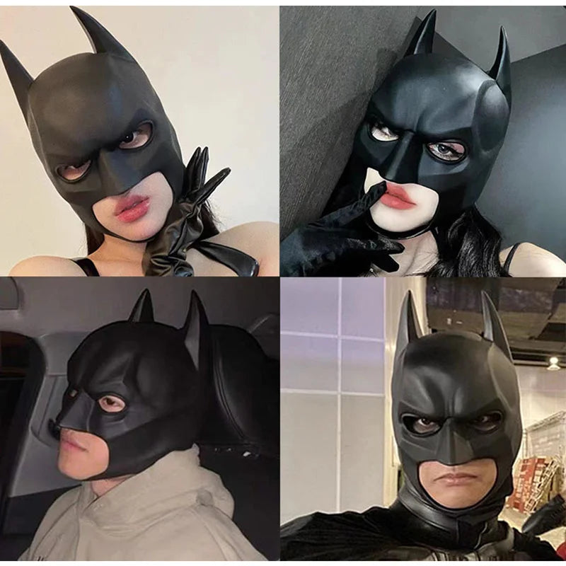 Halloween Night Adult Bat Mask Headgear Latex Material Cosplay Dance