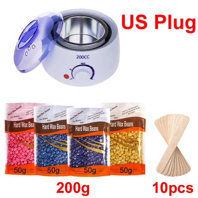 200ML Paraffin Wax Heater Kit – Hair Removal Wax Warmer Wax Heater Kit Zpaxo 035-W-US-200g