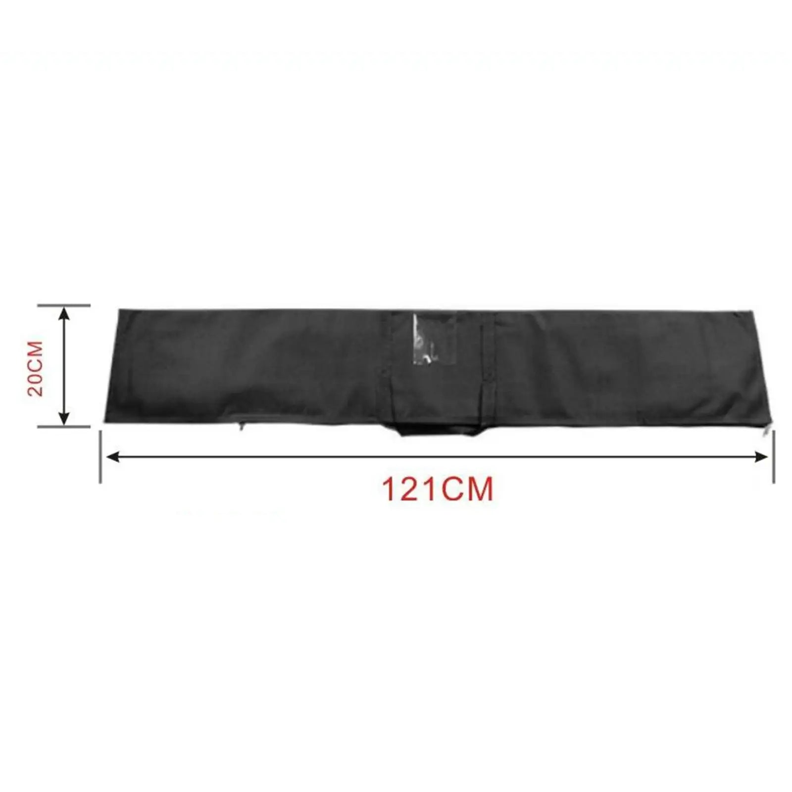 Flag Carrying Bag with Zipper Clear Pocket Oxford Cloth Portable Durable Accessory Teardrop Flag Carry Case Outdoor Beach Flag Zpaxo