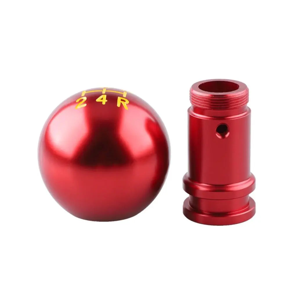 Aluminum Gear Shift Knob 5 Speed Round Shape Car Shifter Lever Black Zpaxo