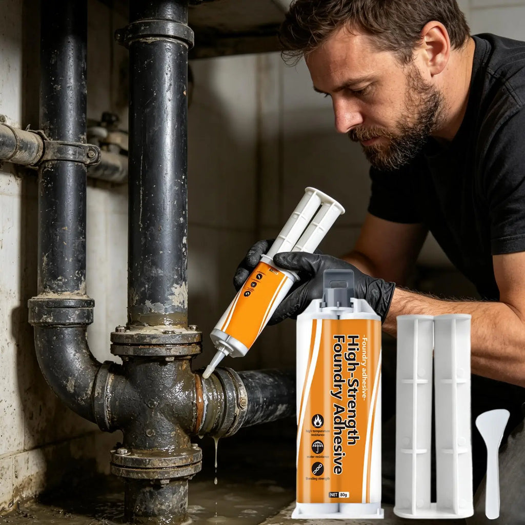 Metal Foundry Glue Strength Weld Epoxy Adhesive Heat Oil Resistant