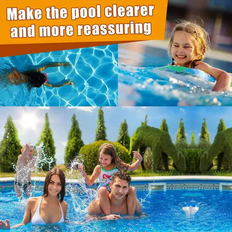 Floating Pool Dispenser Chlorine Floater Sturdy Pool Floater Swimming Pool Chlorine Portable Easy to Use for Pools Spa Pools Zpaxo