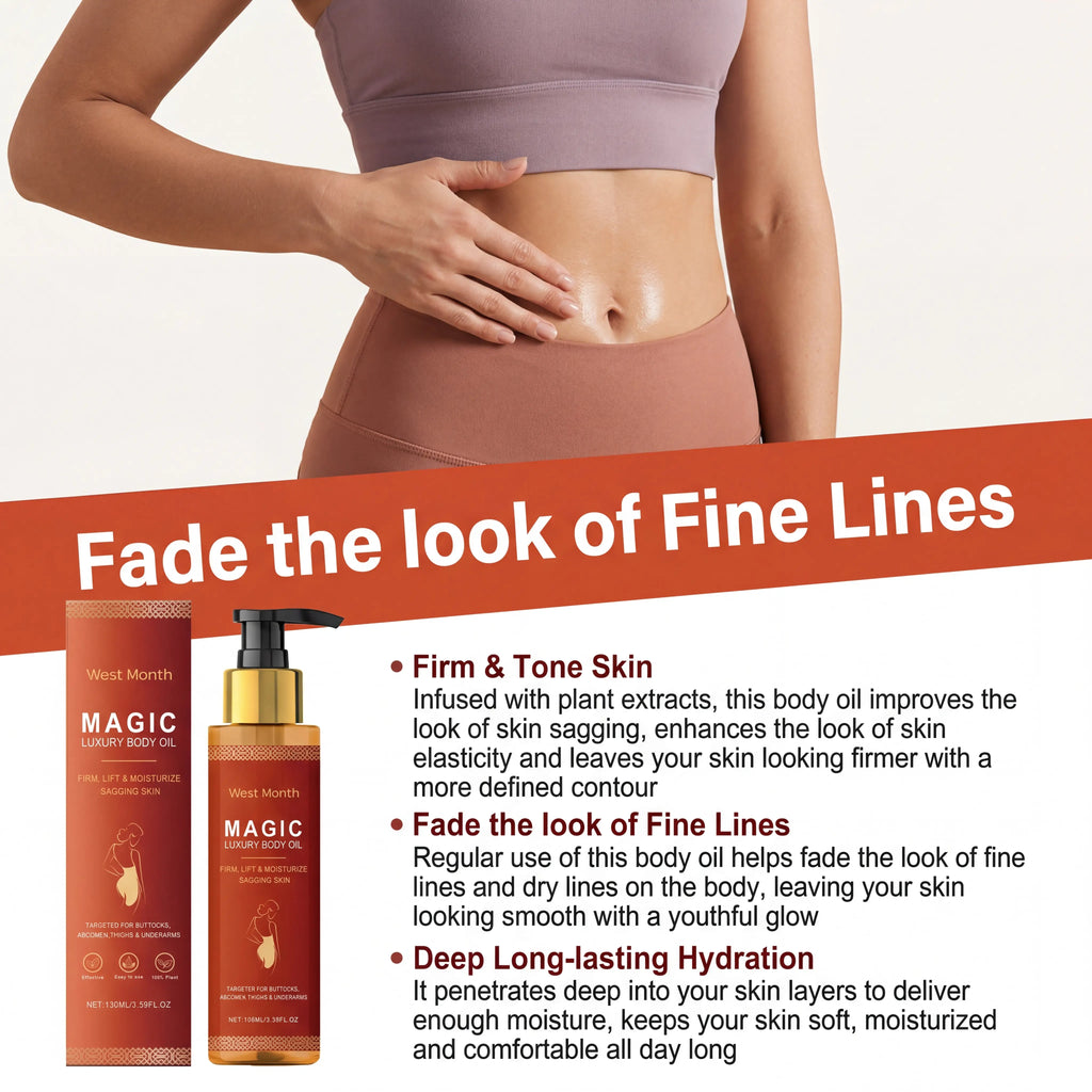 1/2/3/4/5/6 Pcs Collagen Body Oil Deep Hydration Lock Dry Skin Remedy Moisturizing Without Greasiness Gentle Nourishing Skin Oil Zpaxo