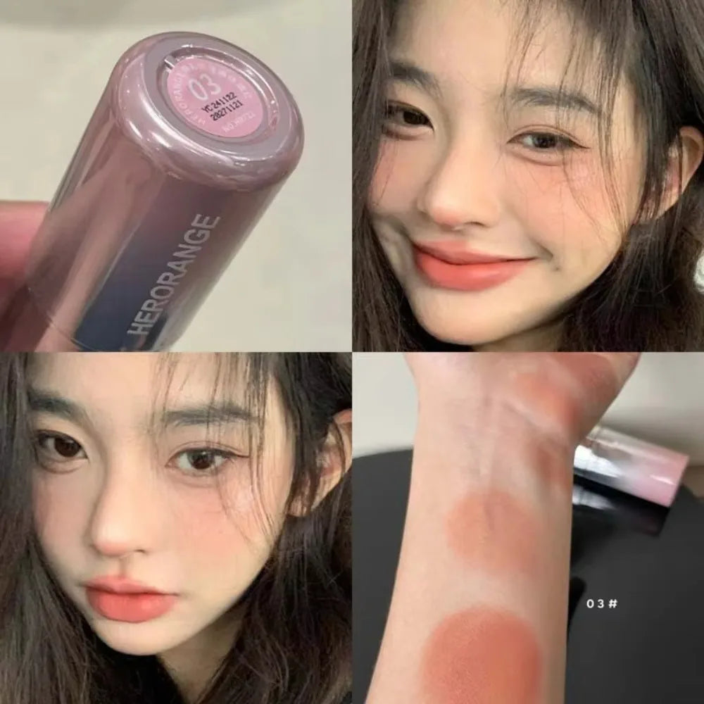 Korean Liquid Blush Cream Velvet Matte Smooth Makeup Natural Zpaxo 3