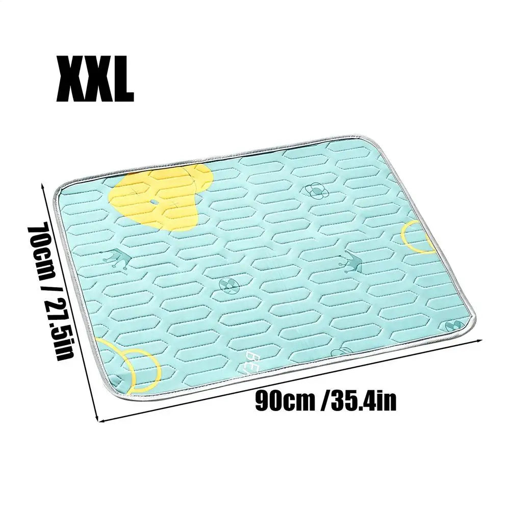 Cooling Pad For Dog Foldable Scratch-Proof Summer Cushion Ice Silk Pet Cooling Mat For Sleeping Resting Camping Travel Shelter Zpaxo 05 China Mainland