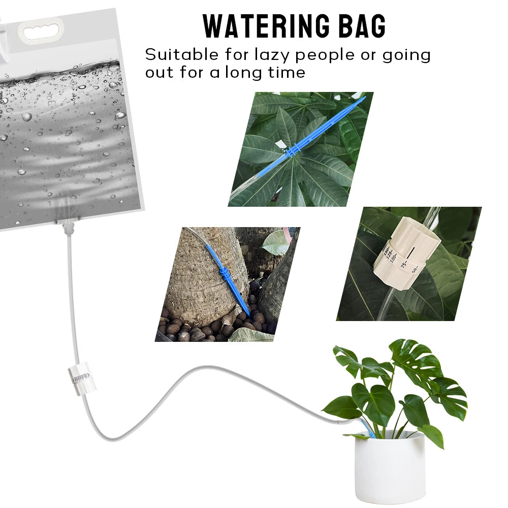 Automatic Watering Device Plant Irrigation Tools Dripper Kits Lazy Planting Kit Garden Watering Water Bag Auto Drip Arrow Zpaxo