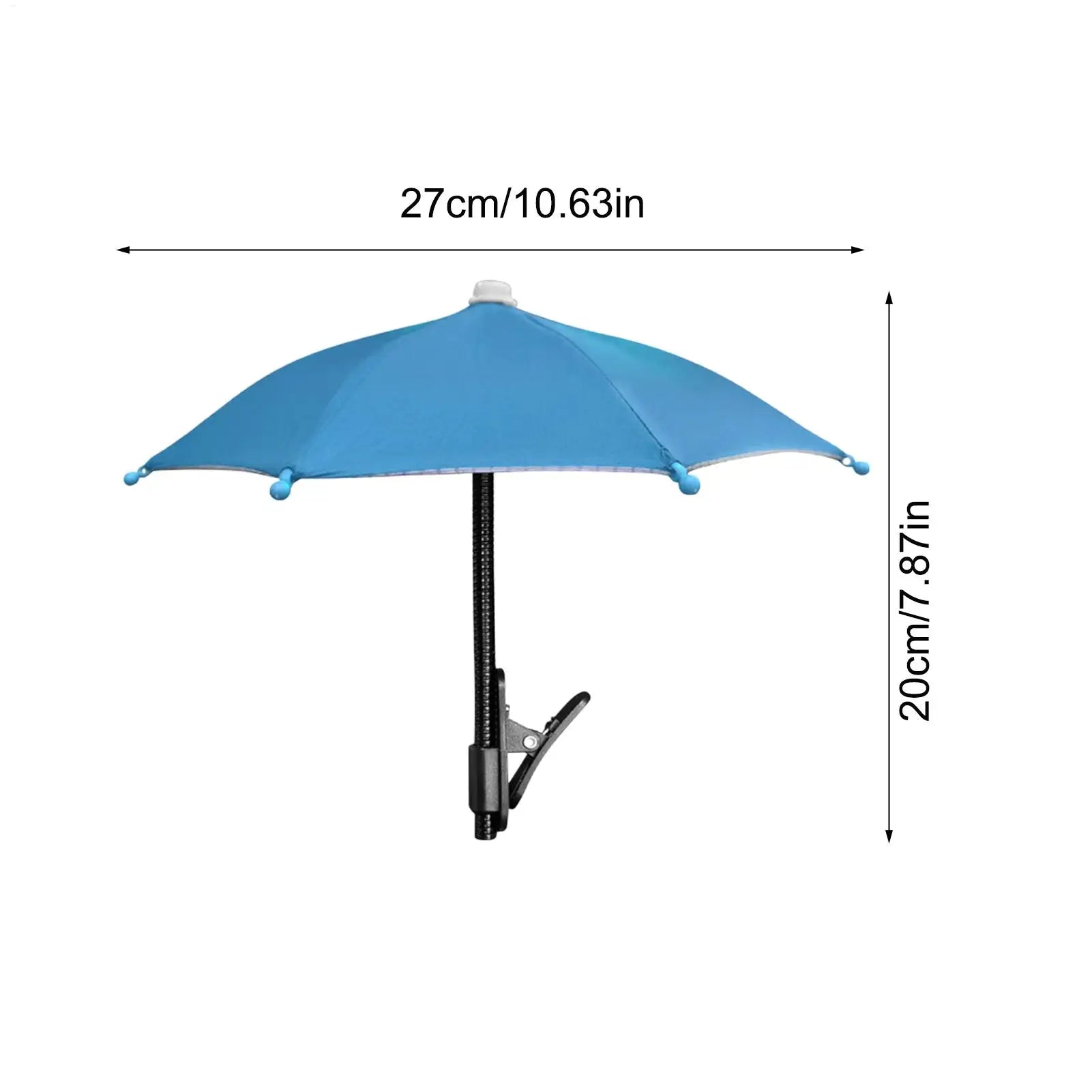 Cell Phone Sun Shade Clip Anti Glare Umbrella Visor Universal