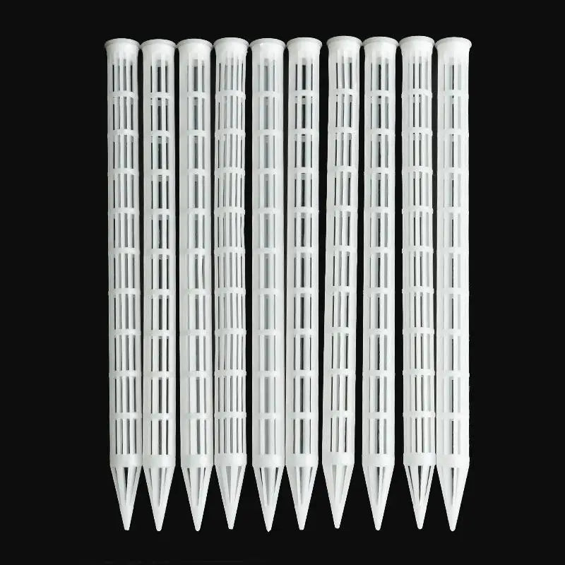 Plant Aeration Tubes Planter Insert Ventilation Tubes Rootlet Rot Prevention Tube Prevent Overwatering For All Types Flower Pots Zpaxo White