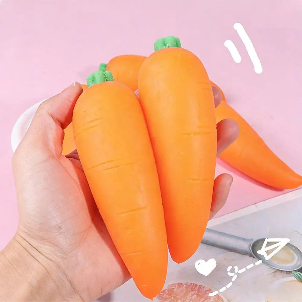Dumpling Squishy Games Sausage Carrot Vegetable Giant Stress Toy Sensory Fun For Kids Teens & Adults Skateboard Squish Dumplings Zpaxo 2PCS