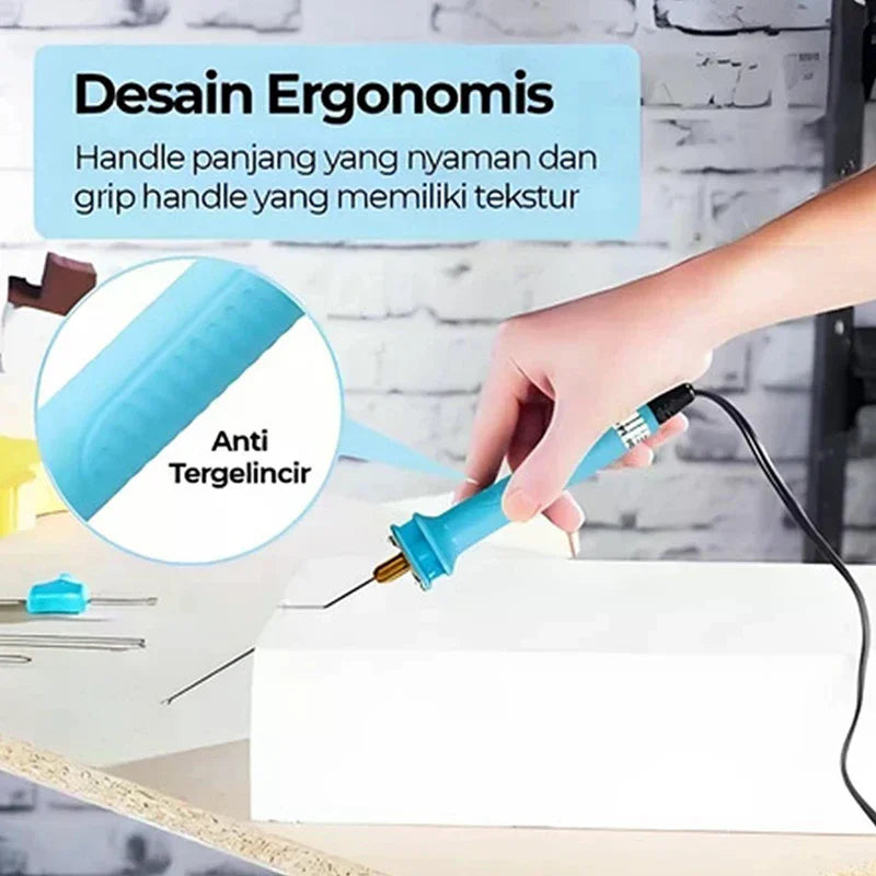 Electric Foam Cutter Polystyrene Portable Pen Wire Fast Heating Zpaxo
