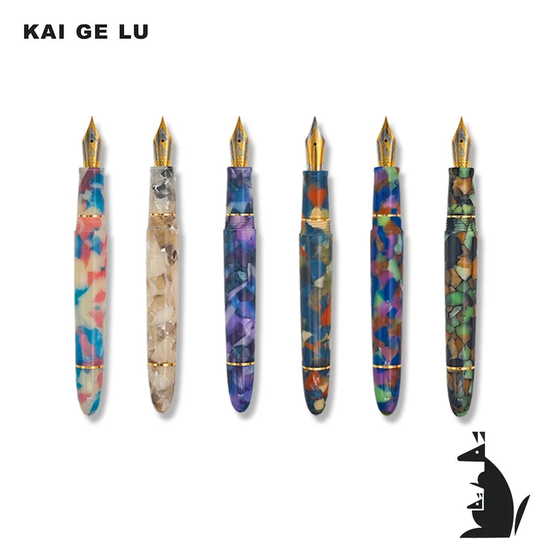 2026 Limited Edition Kaigelu 356 Fountain Pen,Torpedo-Shaped Acrylic Pen Barrel With Smooth Writing Experience Zpaxo