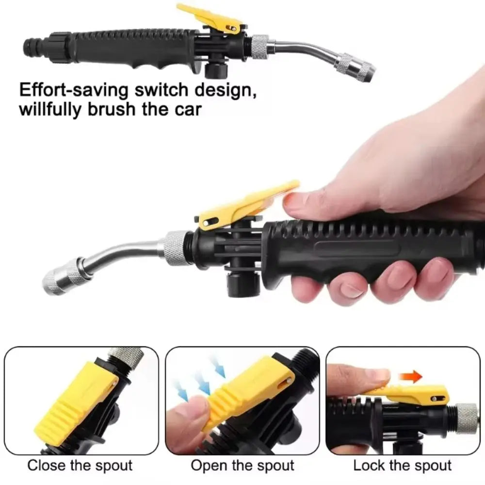 Stainless Steel Garden Hose Nozzle Multi Function Pressure Water Zpaxo