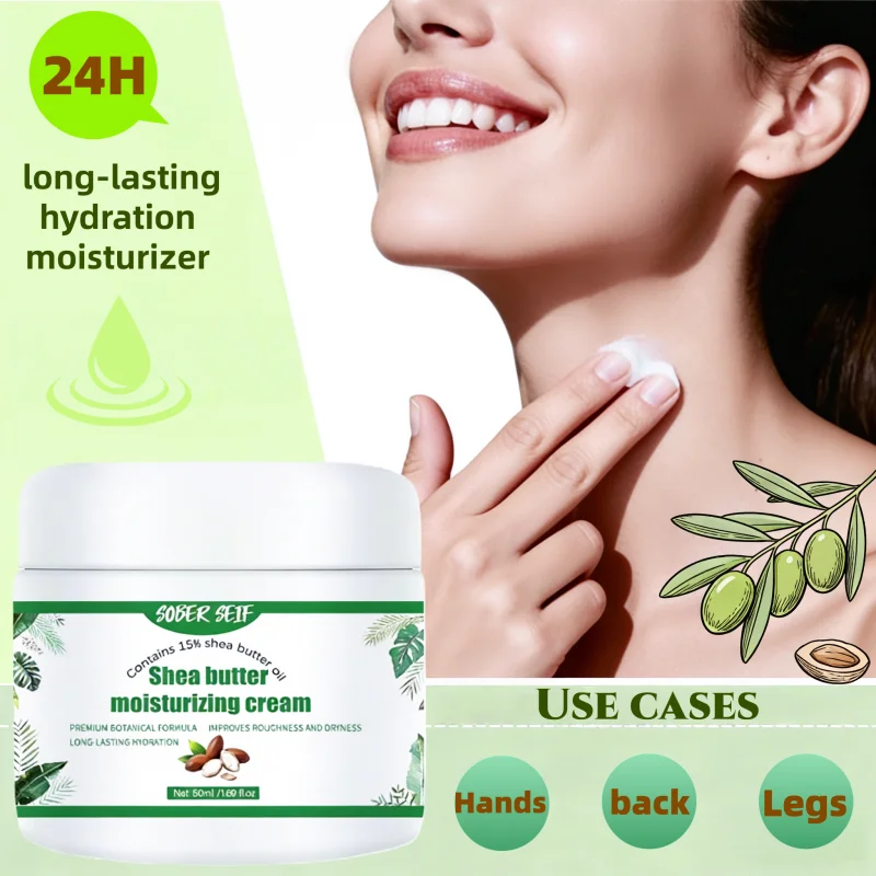 Daily Travel Use Body Lotion 72H Deep Moisturizer Shea Butter Hyaluronic Acid Ceramide Valentine Gift Nourishing Skin Care Zpaxo