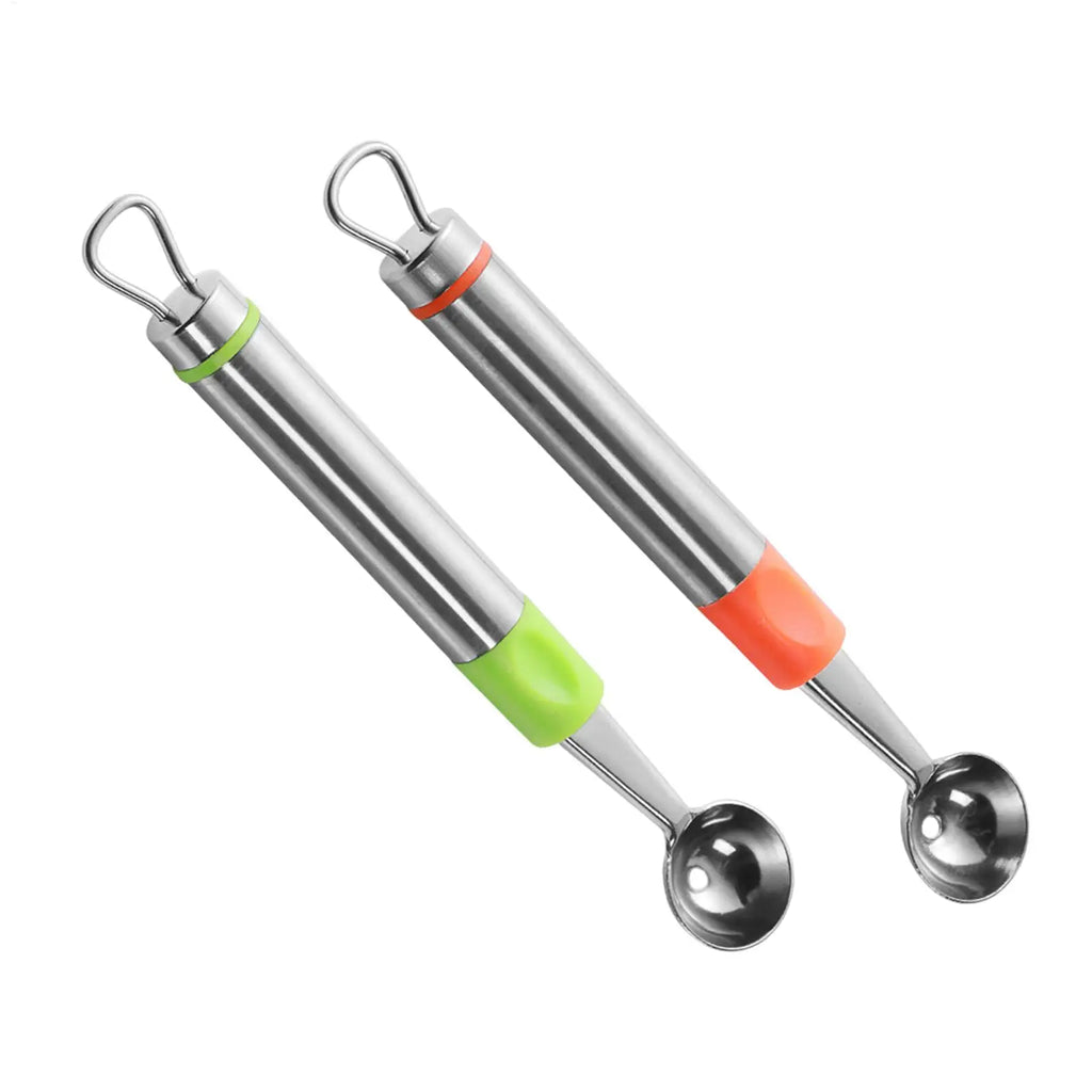 Stainless Steel Watermelon Baller Scoop – Fruit & Ice Cream Tool Fruit Baller Scoop Zpaxo