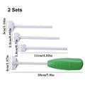 Veggie Corkscrew Carver Set Vege Drill Digging Device Corer Vegetable Spiral Cutter Spiralizer Kitchen Gadget Zpaxo 2 Sets